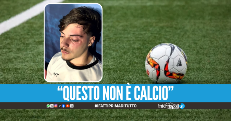 Violenza durante Puteolana-Atletico Marano, calciatore finisce in ospedale