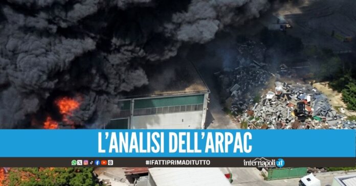 Incendio ad Airola, trovate diossine sull'erba da pascolo