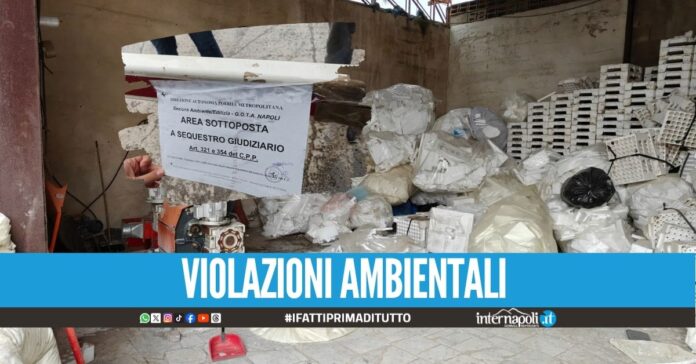 Sequestro bis nell'azienda a Caivano, rifiuti usati per fare i mattoni