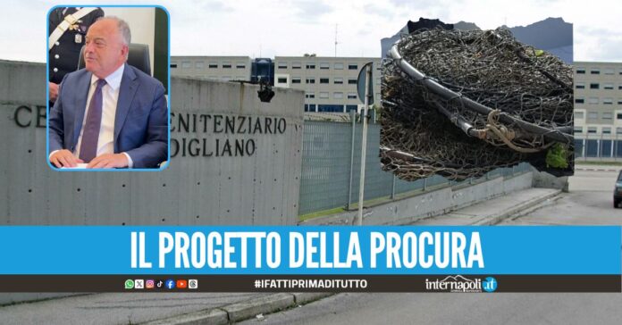 Jammer e reti da pesca sulle carceri napoletane, il progetto annunciato dal Procuratore Gratteri