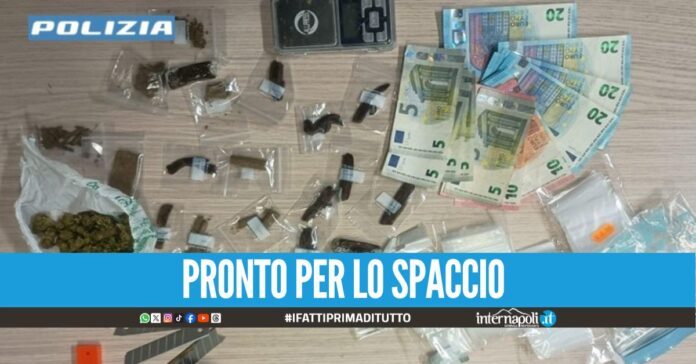 Aveva un market della droga in casa, 30enne arrestato a Frattamaggiore