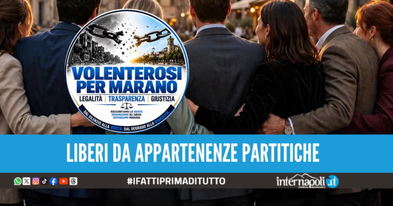Scendono in campo i cittadini, nasce il movimento Volenterosi per Marano