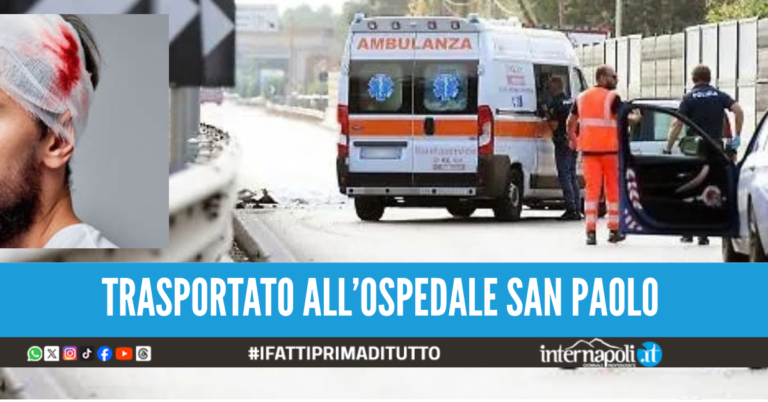 accoltellato viabilità fuorigrotta