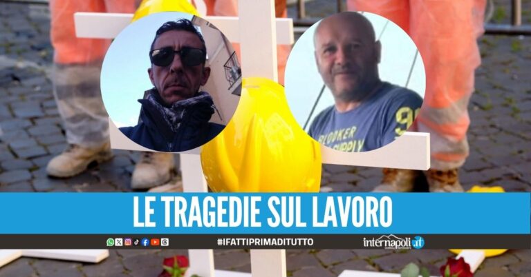 Addio a Pietro e Simone, i due operai morti in poche ore in Campania